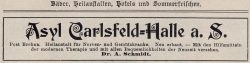 Anzeige nach 1905 von Dr. med. Alexander Schmidt (Sammlung, B. Berger)