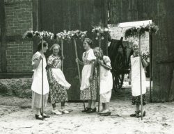 „Erntefest“ in Lüdelsen 1937. Foto: Franz Bohnstedt