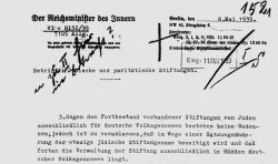 Runderlass des Reichsministers des Inneren, 8. Mai 1939 (Auszug); Landesarchiv Sachsen-Anhalt