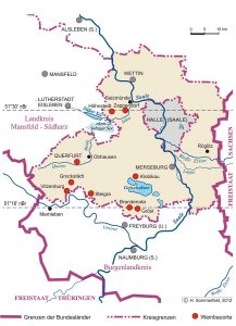 Weinbauorte im Saalekreis in Sachsen-Anhalt; H. Sommerfeld 2012 