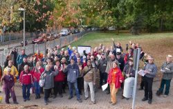 Zufriedene Teilnehmerinnen und Teilnehmer beim Gartenträume-Parkseminar 2018 in Mücheln (Geiseltal); Foto: Gartenträume – Sachsen-Anhalt e. V.