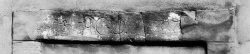 Bild 4 Erhaltene Inschrift am Mühlengebäude. Foto: Henry Bergmann.