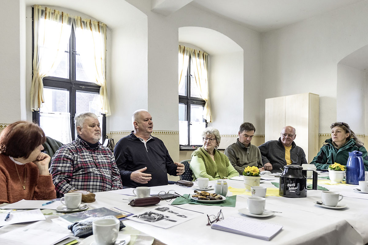 Kulturerbe-Netz-Treffen in Mehringen, Januar 2020. Foto: Matthias Behne, lautwieleise Halle
