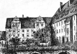 Gebäude 1830er vor Umbau zur Kaserne. Foto: Archiv Leucorea