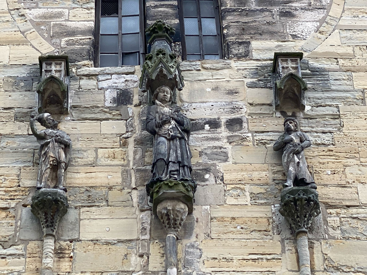 Über dem Westportal, St. Stephani-Kirche Aschersleben. Foto: David Löblich