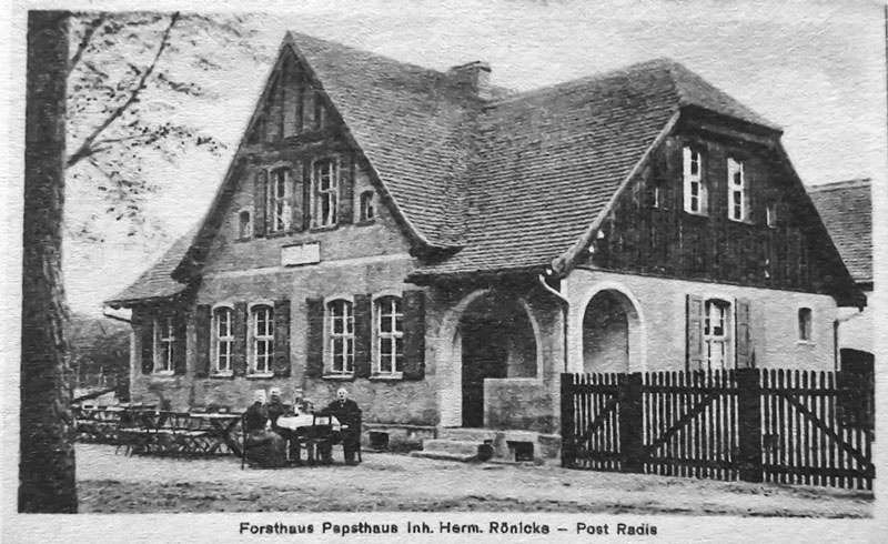 Historische Aufnahme des Pabsthauses. Privatbesitz Antje Möbius.