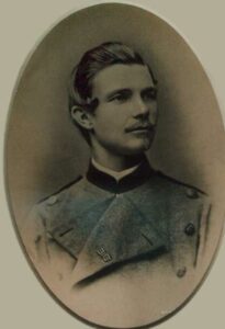 Waldförster Berthold Mauss. Er wurde am 18. November 1888 durch Wilderer ermordet. Waldarchiv Siebengemeindewald, Fotosammlung.